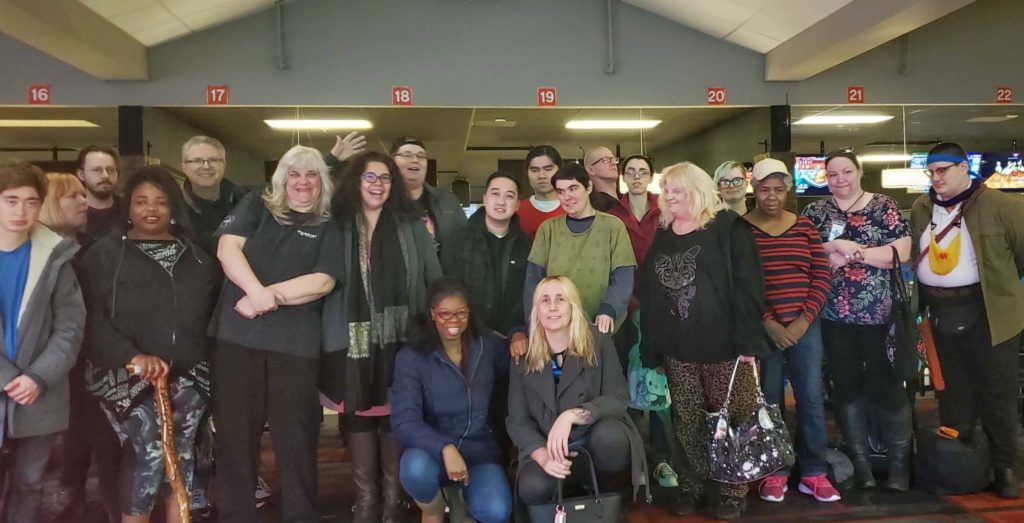 Group photo at Amie's Community Care in Portland, Oregon