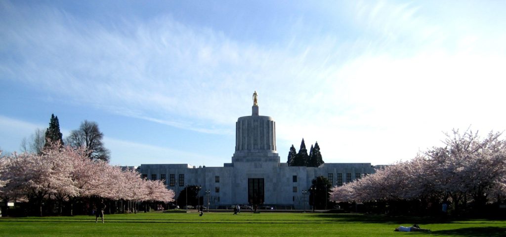 The state capitol of Oregon